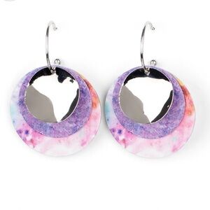 SOLD Paparazzi Ride or TIE DYE earrings